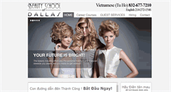 Desktop Screenshot of beautyschoolofdallas.com